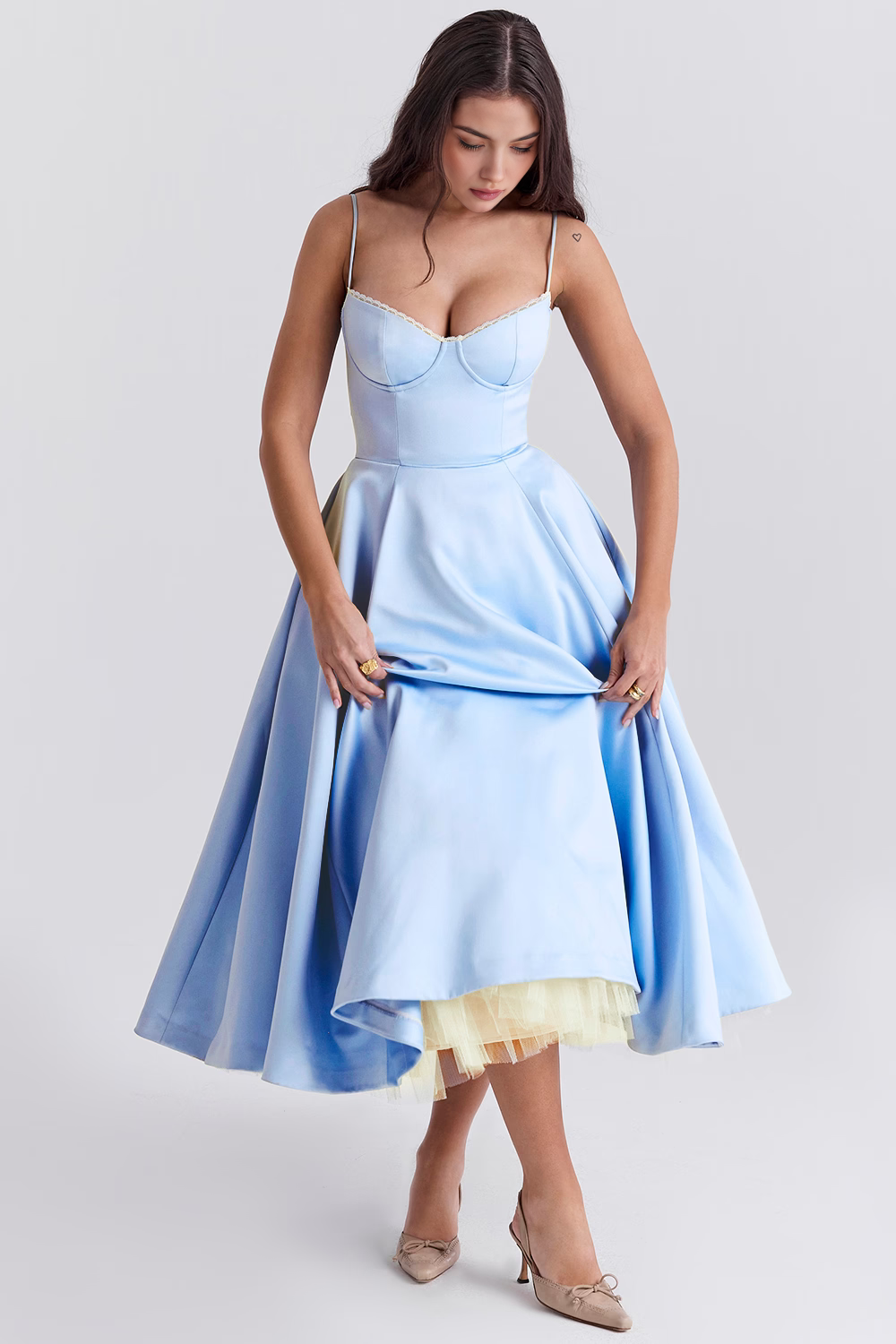 Midikleid Cloe - Doppellagig