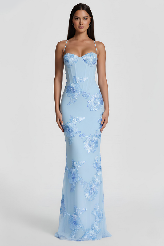 Langes Kleid Bustier Viena