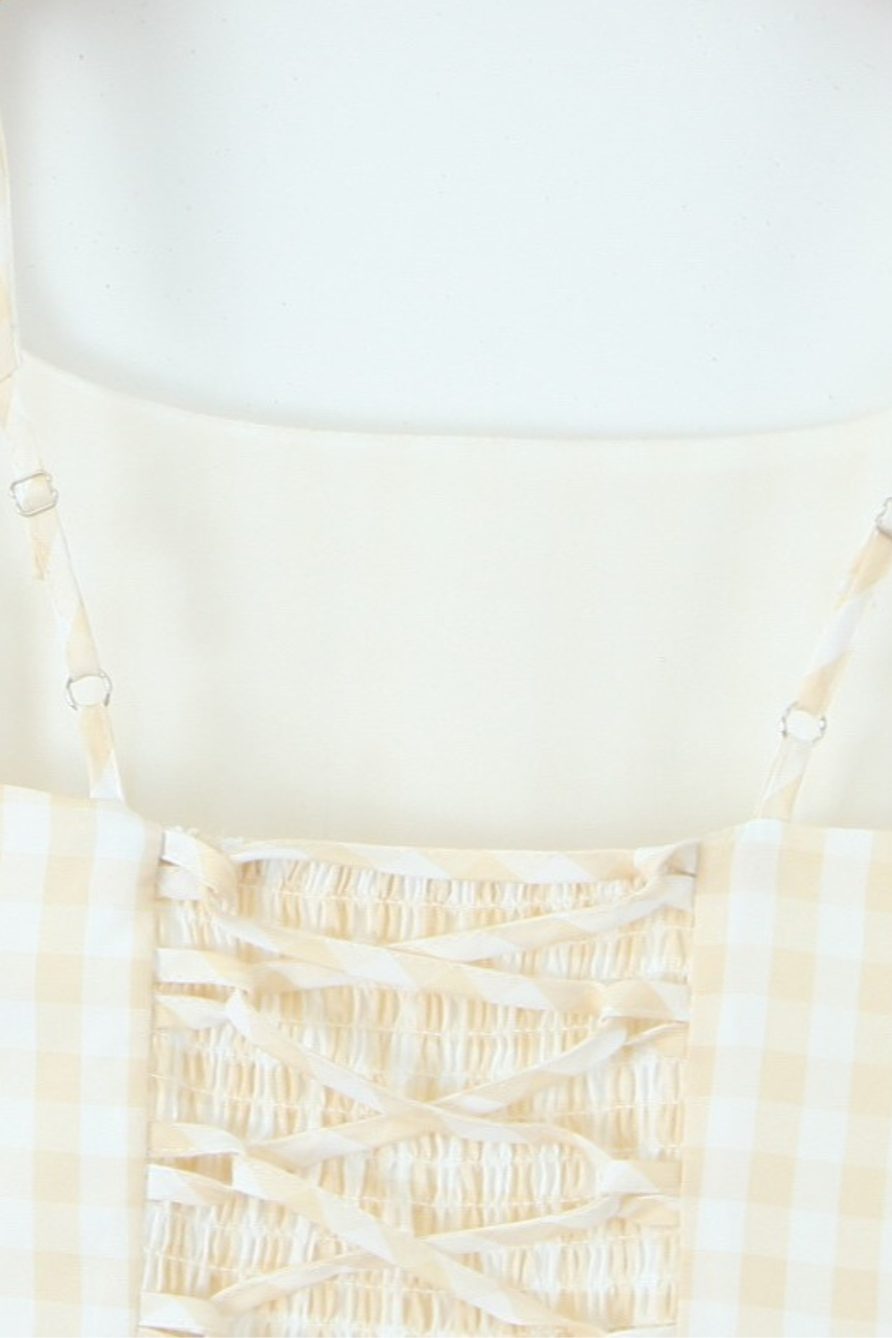 Kleid Bustier Karo