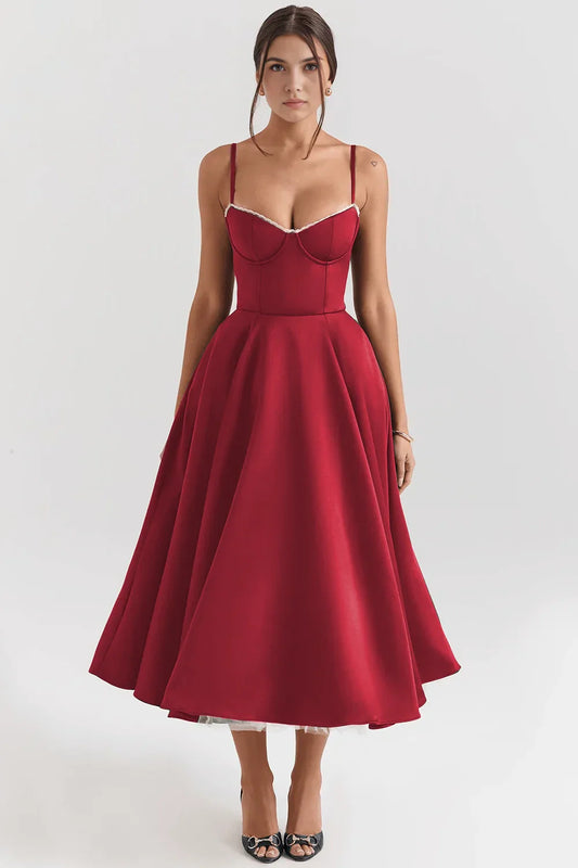 Midikleid Cloe - Doppellagig