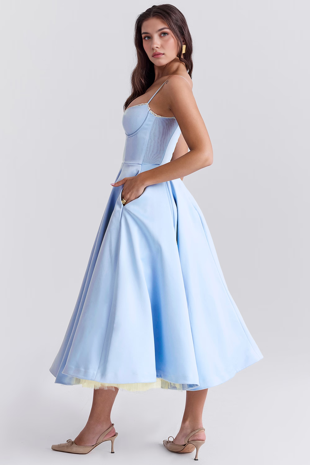 Midikleid Cloe - Doppellagig