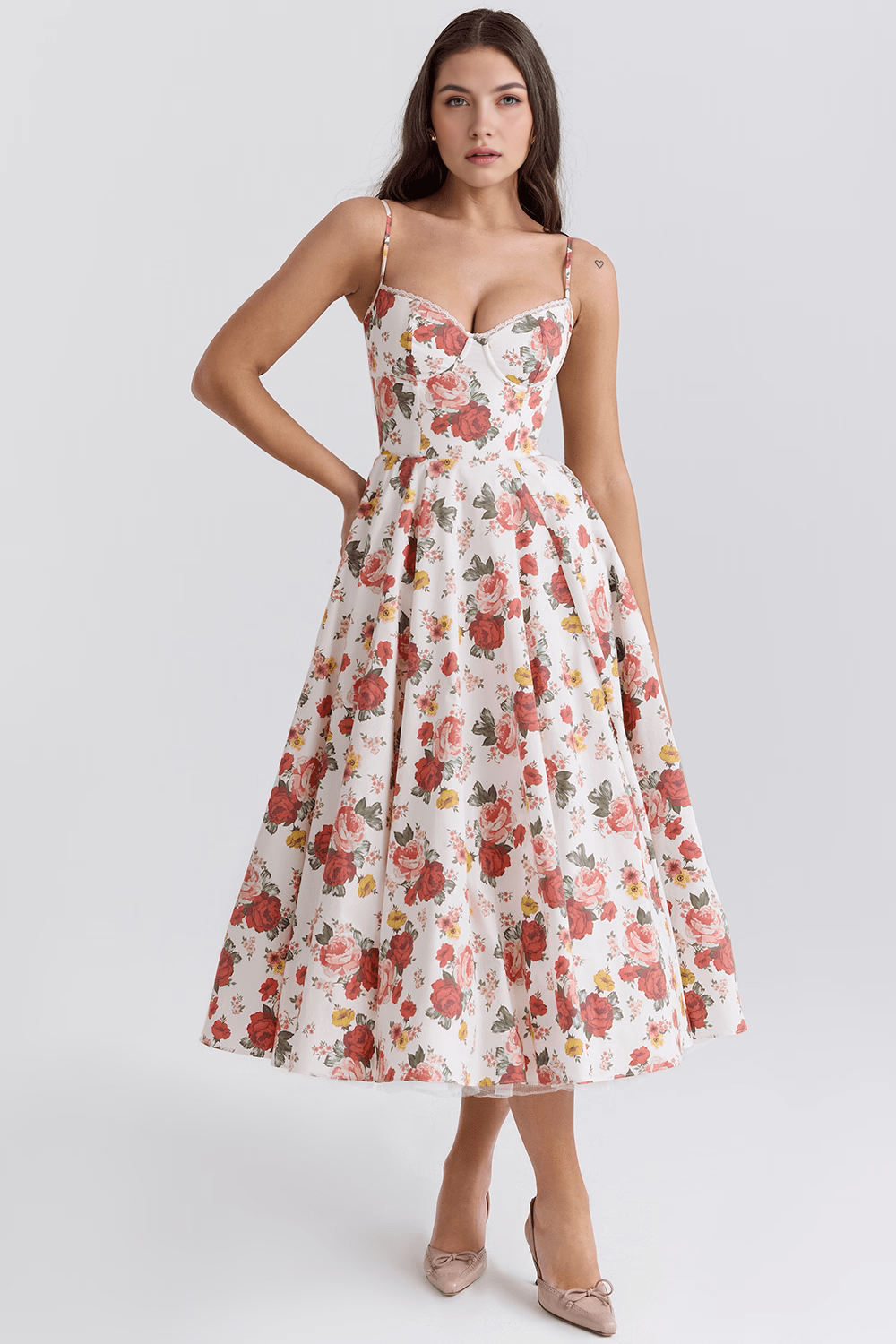 Midikleid Cloe - Doppellagig