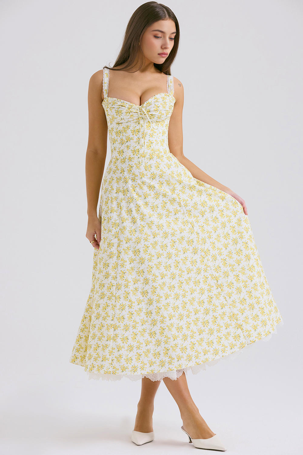 Kleid Bustier Spitze Valentina