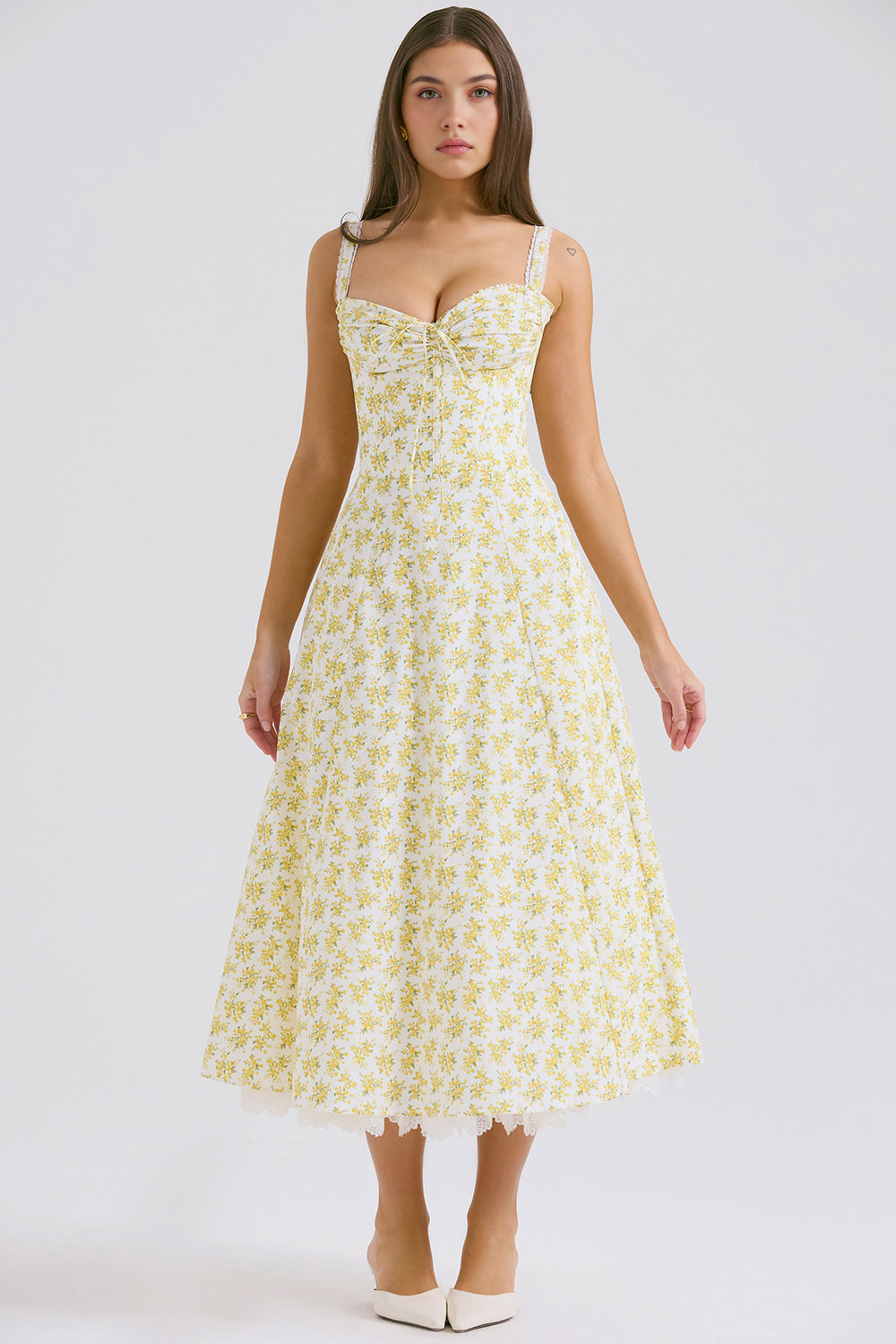 Kleid Bustier Spitze Valentina