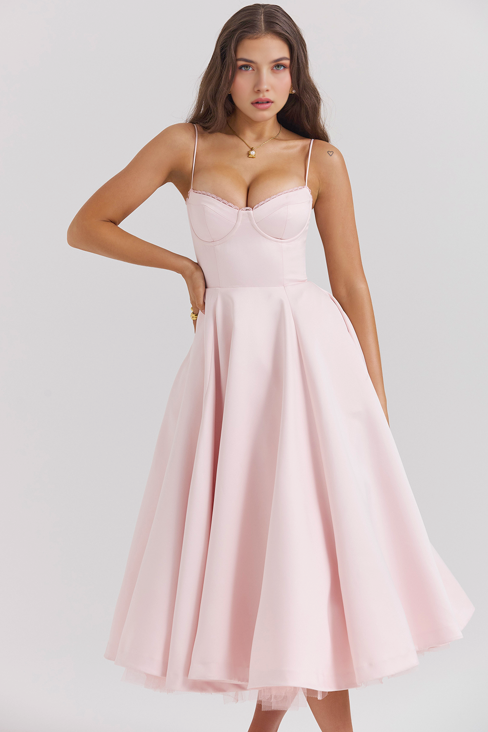 Midikleid Cloe - Doppellagig