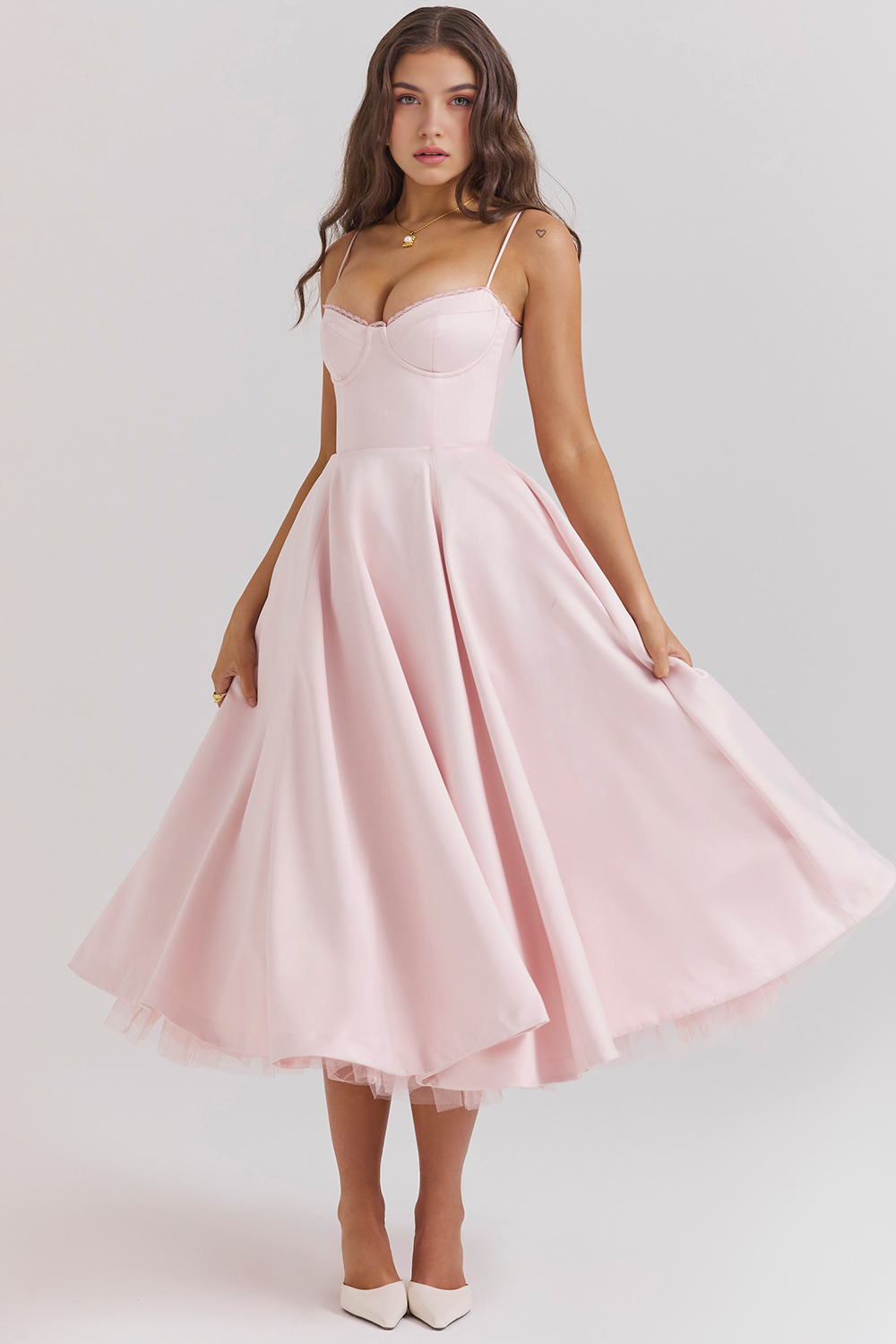 Midikleid Cloe - Doppellagig