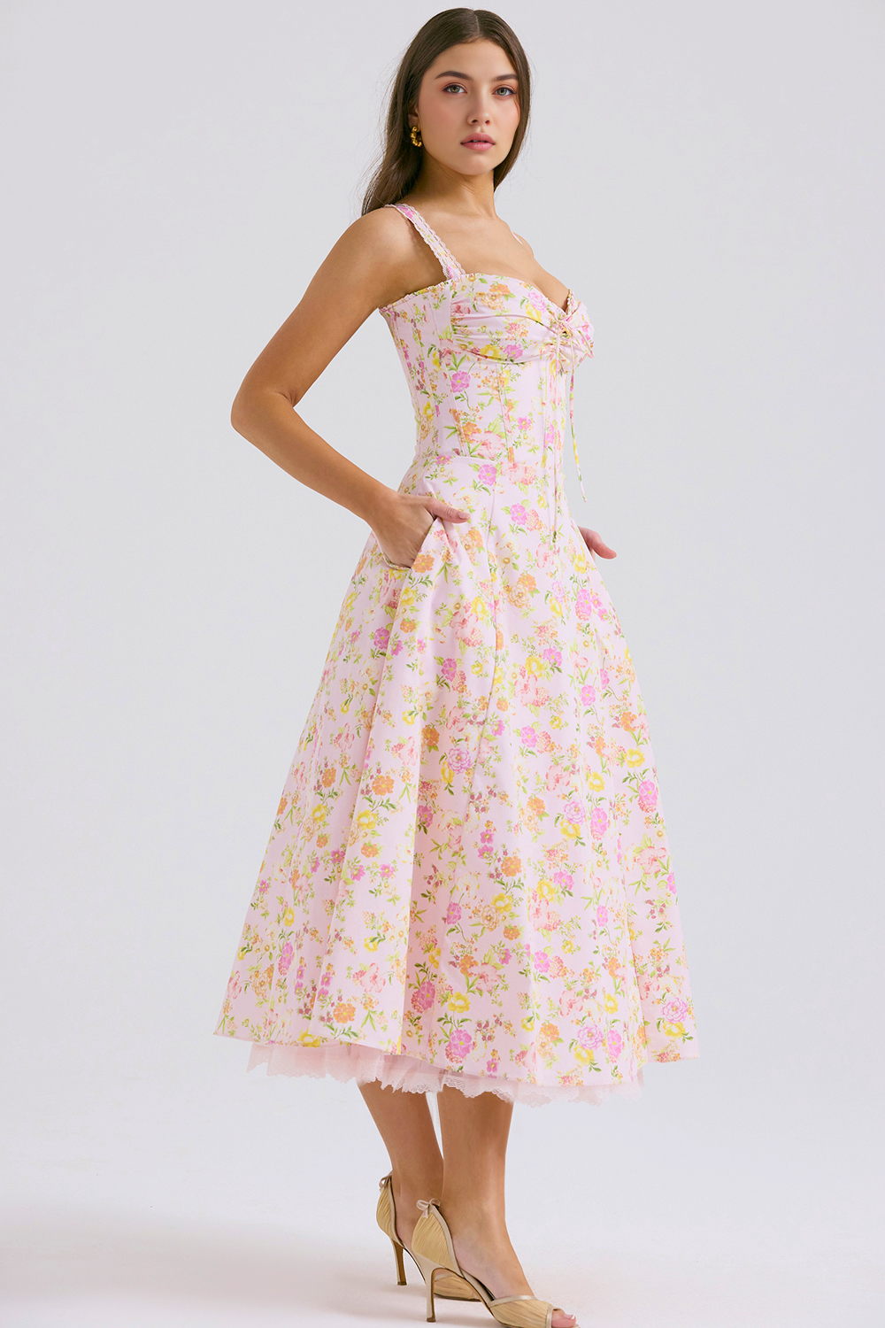 Kleid Bustier Spitze Valentina