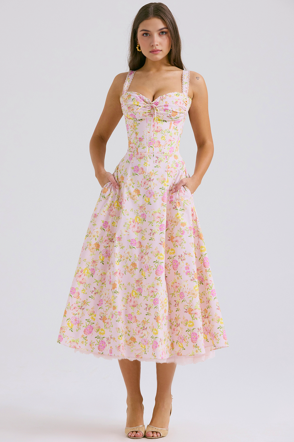 Kleid Bustier Spitze Valentina