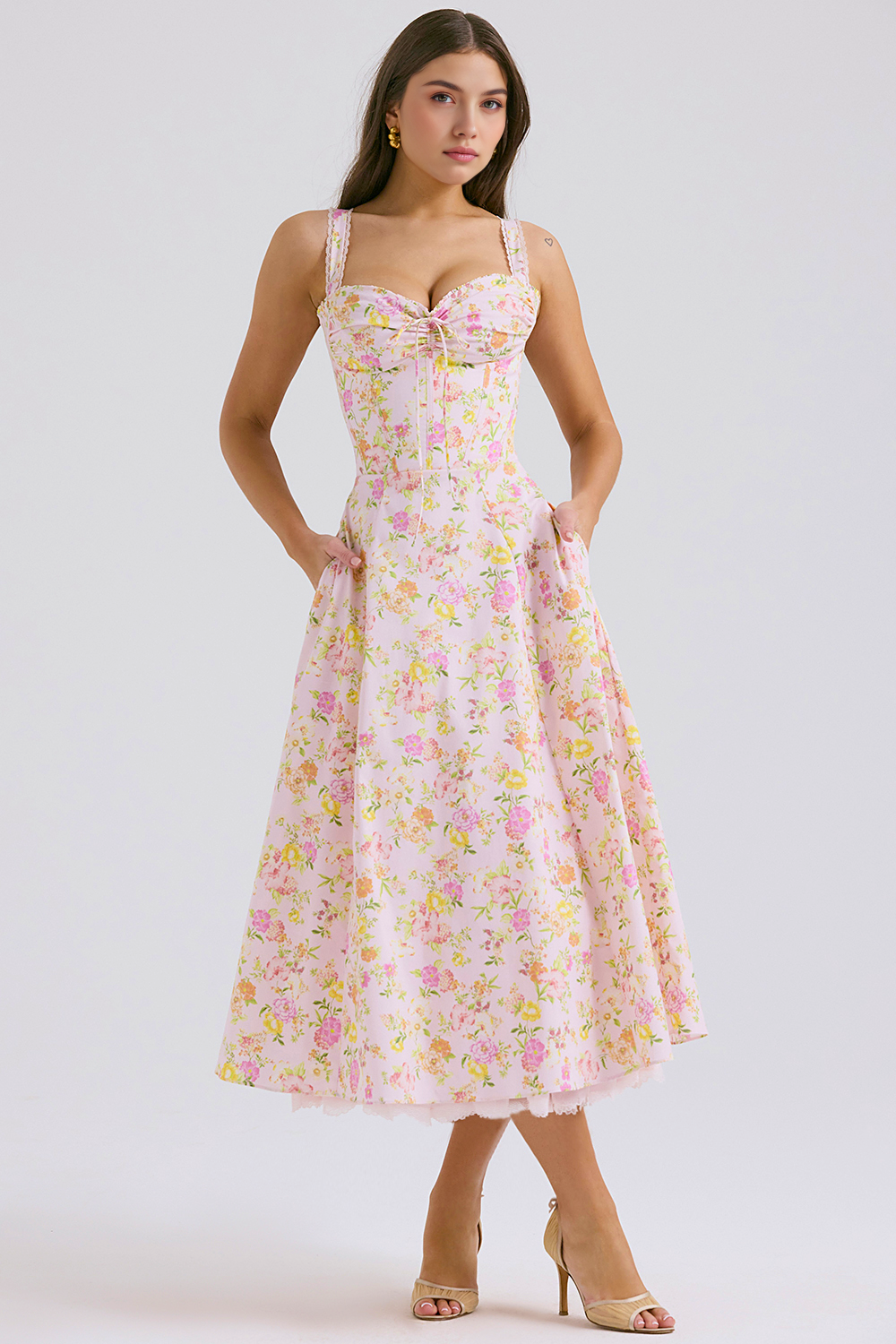 Kleid Bustier Spitze Valentina