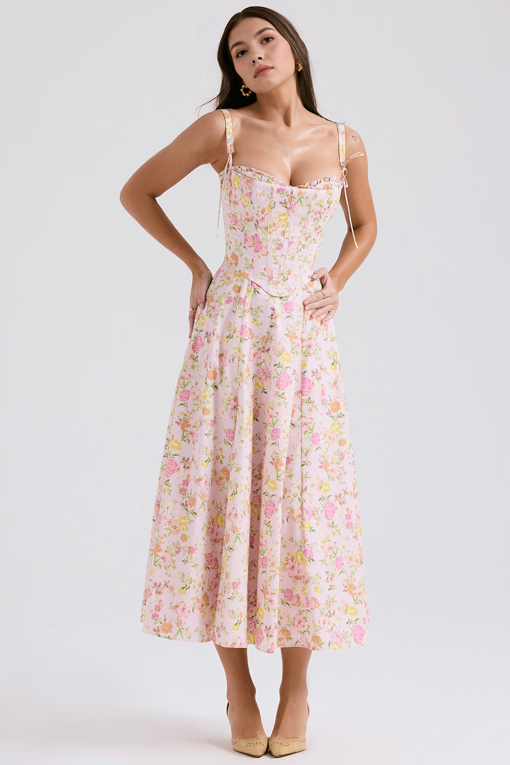 Midikleid Louise + Korsett Abnehmbar