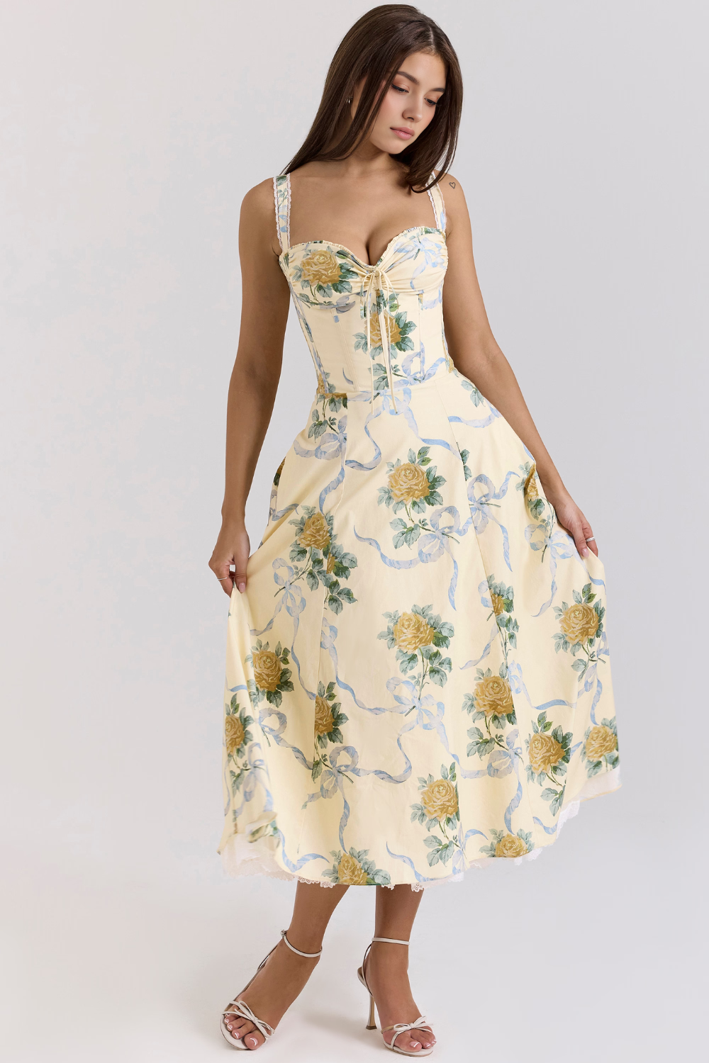 Kleid Bustier Spitze Valentina