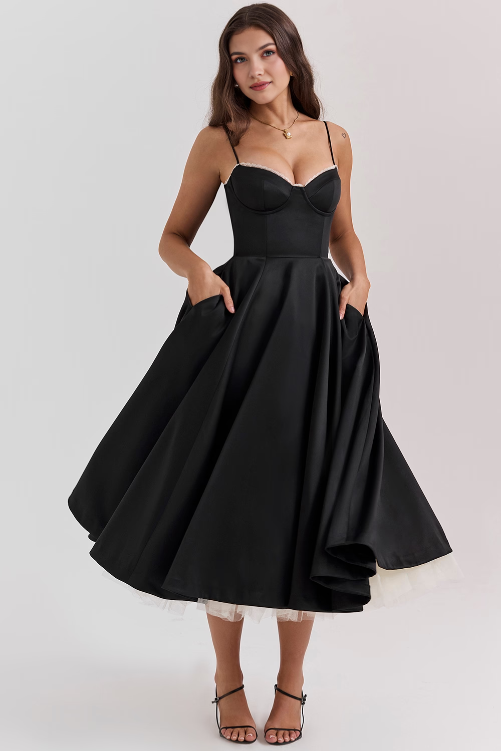 Midikleid Cloe - Doppellagig