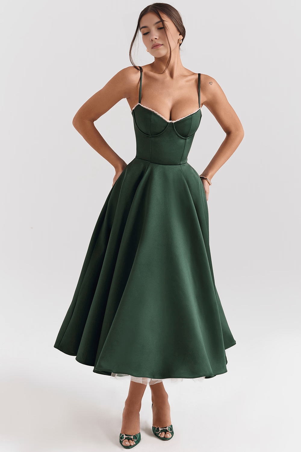 Midikleid Cloe - Doppellagig