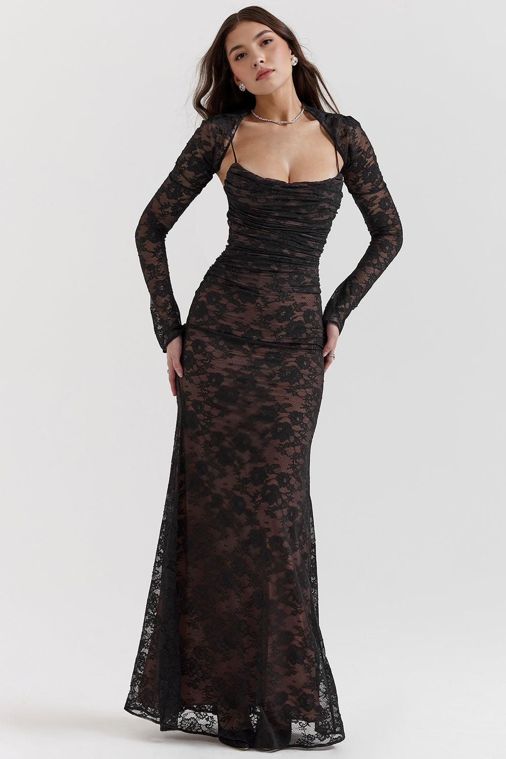 Kleid Bustier Lang Briana