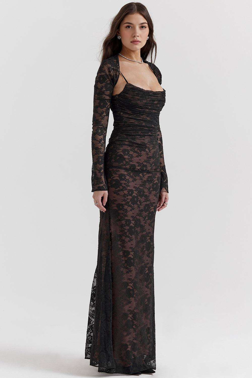 Kleid Bustier Lang Briana