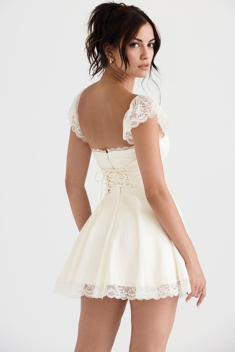 Kleid Bustier Spitze Jasmin