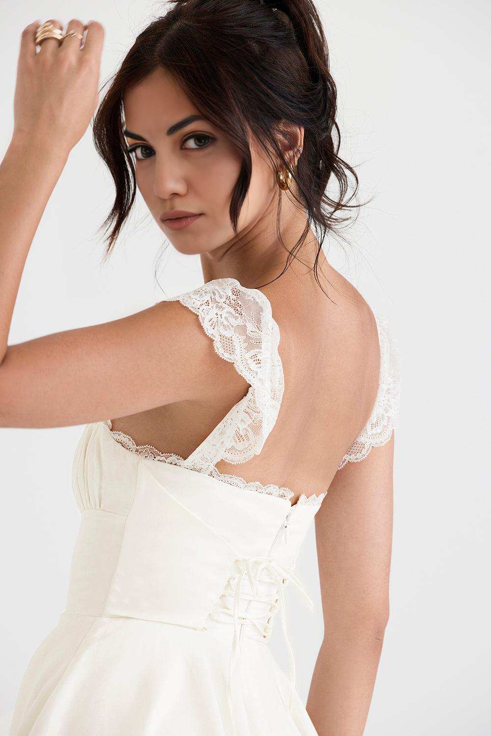 Kleid Bustier Spitze Jasmin